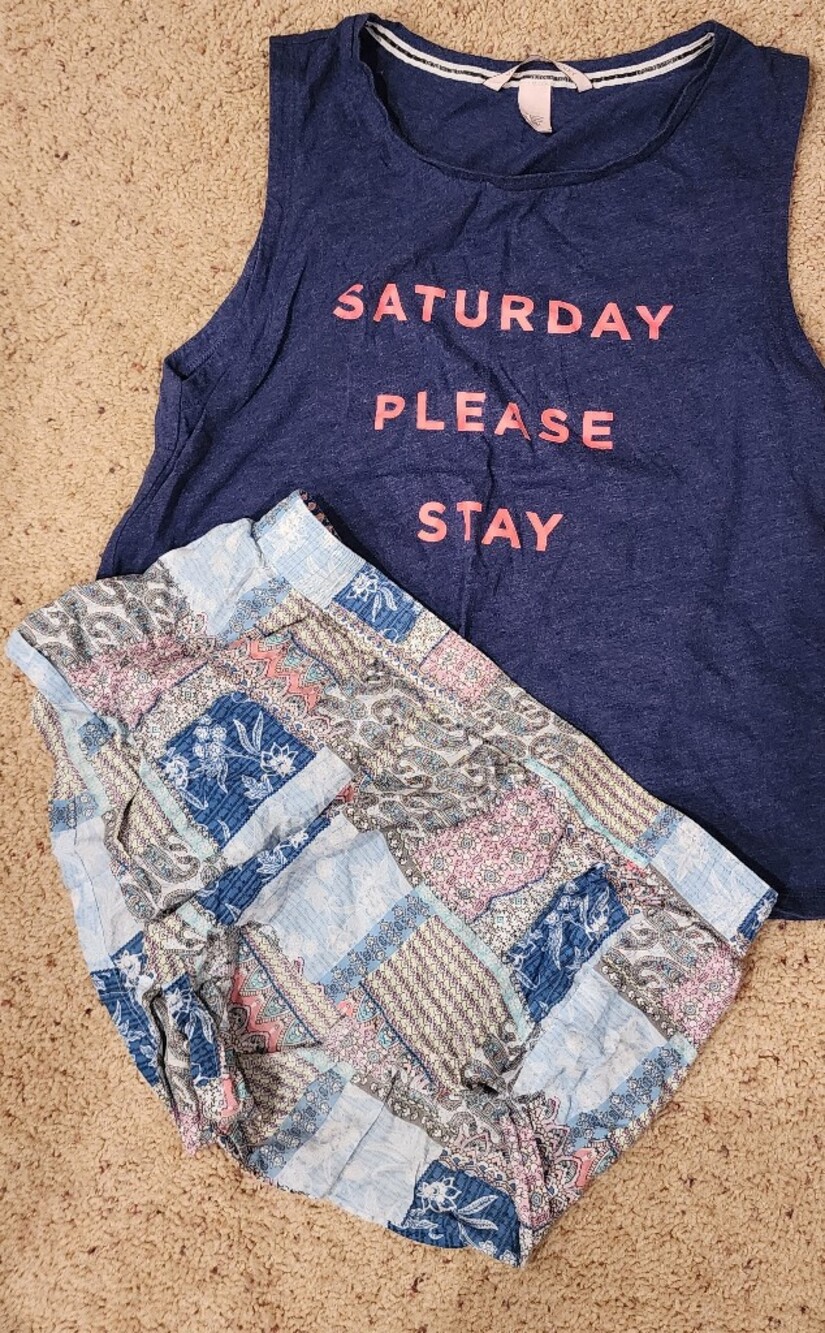 Victorias Secret Mayfair Graphic Tank Set